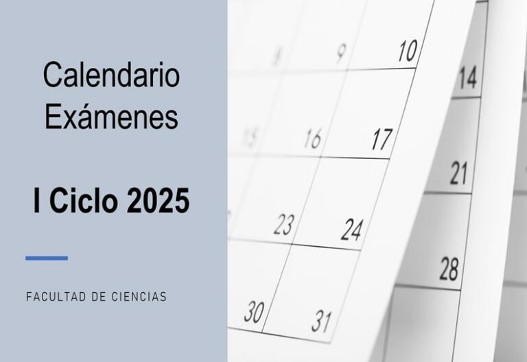Calendario de Exámenes del I Ciclo 2025