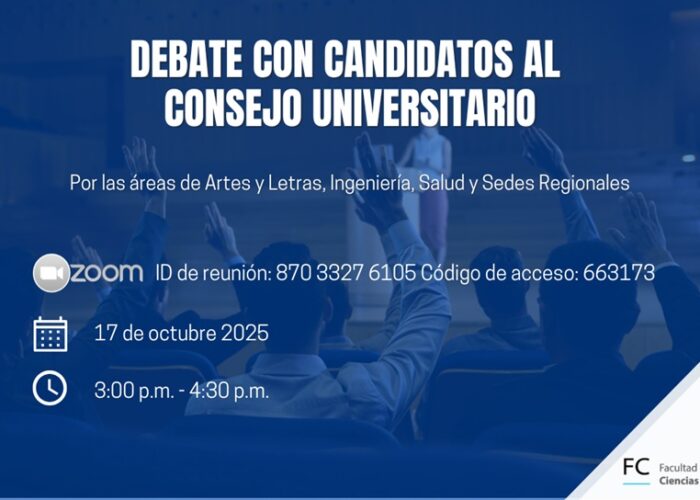 Invitación a Debate con Candidatos al Consejo Universitario